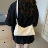 Bolsa Transversal de Couro com Cera de Óleo Vintage Heymoon Bag 2025 Nova Moda Bolsa de Ombro de Grande Capacidade Versátil Bolsa de Axila Texturizada para Mulheres