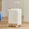 Nova Mala com Compartimento Profundo 20 polegadas Fechadura com Senha Mala de Viagem com Abertura Lateral Mala de Viagem Expansível com Rodas