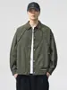 Nuevo Abrigo de Hombre para Primavera y Otoño con Cuello Solapa, Moderno y Elegante, de Doble Cara, Chaqueta Casual