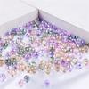 Cuentas de Cristal de Color Mágico Cuentas de Gotas de Agua Hechas a Mano DIY Collar Hecho a Mano Material para Abalorios Accesorios para Joyería de Oreja Casera