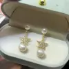 Aretes de Perlas para Mujer, Estilo Largo, Modernos y Versátiles, Aretes de Borlas de Moda, Venta al por Mayor desde Fabricante, Aretes de Diseño de Nicho
