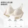 Lencería Dulce Floral de Encaje para Mujer, Sujetador Transpirable Inalámbrico de Cuadros Push-Up para Pecho Pequeño para Niñas