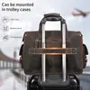 Maletín de Piel Crazy Horse para Hombre, Nuevo, de Negocios, Gama Alta, para Viajes de Negocios, Bolsa para Ordenador, Gran Capacidad, Bolso de Mano Retro