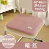 Disponible transfronterizo cojín cuadrado de espuma viscoelástica peluche de oso antideslizante extraíble y lavable cojín para asiento de coche de oficina cojín para silla de estudiante