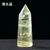 Coluna de Cristal Natural, Ametista, Coluna Pontiaguda de Cristal Branco, Prisma Hexagonal Polido, Decoração de Mesa para Casa Atacado