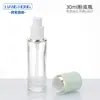 Botella de Base de Maquillaje Líquido de 30ml, Botella de Relleno para Loción Esencia de Cuidado de la Piel, Botella de Crema BB de Aislamiento