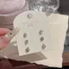 Pendientes de Botón Geométricos Minimalistas de Tres Pares, Lujo Ligero, Sensación de Alta Gama, Pendientes Versátiles, Pendientes de Botón Exquisitos y Elegantes