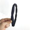 Novo Estilo Denim Retrô Cabelo Hoop Twist Temperamento dentado Idade reduzindo o carimbo de cabelo Saindo All-match Non-slip Head Hoop