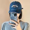 Gorra de mezclilla vintage, gorra de béisbol informal de moda, gorra de sol personalizada que combina con todo, estilo coreano para hombres y mujeres.