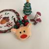 Diadema de Galleta de Navidad Cuerda para el Cabello Banda de Goma Elástica Alta Duradera Cuerda para la Cabeza de Reno Santa Claus Adorno para la Cabeza