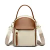 2025 Nueva Moda Simple Color de Contraste Bolso Pequeño Bolso de Mujer Bolso de Mano Versátil Bolso de Hombro Cruzado Casual Bolso para Teléfono Móvil
