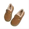 Zapatos Birkenstock Mate para Mujer con Terciopelo Plus Suela Gruesa Botas de Nieve 2026 Nuevo Estilo Invierno Zapatos de Algodón para Aumentar Altura Zapatos de Pan