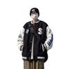 Chaqueta de Traje de Béisbol de Primavera y Otoño para Hombre 2024 Top Bordado con Costuras para Adolescentes Moderno Combinable Camiseta de Béisbol Holgada