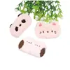 Acessórios de vestuário para outono e inverno chapéu cachecol adesivos de tecido decorativos patch bordado de cabeça de animal de desenho animado fofo