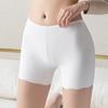 Shorts de verão lingerie feminina calça de segurança de seda gelada calça legging de renda plus size sem marca anti-luz atacado