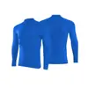 Venda Cruzada Amazon Mais Vendido Fitness Esportivo Masculino Secagem Rápida Camada Base Camiseta Gola Alta Camisa Quente e Elástica Corrida Manga Longa