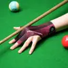 Billar Guantes de Billar Profesionales Unisex Sin Dedos Especial Juego de Snooker Antideslizante Delgado Tres Dedos Alta Elasticidad