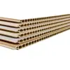 Painéis de Parede de Pedra-Plástico, Painéis de Encaixe à Prova d'Água de Fibra de Madeira de Bambu de Instalação Rápida, Painéis de Parede Integrados com Emenda V-Groove para Decoração de Teto e Parede de Fundo