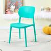 Cadeira Infantil de Plástico, Cadeira com Encosto para Lazer, Cadeira Espessa para Sala de Estar e Jantar, Cadeira Personalizada para Exterior, Aprendizagem em Jardim de Infância, Cadeira Dobrável