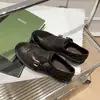 Zapatos Pequeños de Cuero de Vaca de Primera Capa para Mujer, Planos de Boca Profunda, Nuevo Estilo Otoño e Invierno, Planos Británicos Tallados con Hebilla de Cuero Genuino, Zapatos de Mujer 40