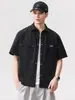 Ropa de Hombre Fengshe / Camisa de Manga Corta para Hombre, Estilo Delgado de Verano 2026 Nueva Camisa Casual Holgada Tie-Dye