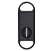 Tijeras para cigarros pequeñas negras de acero inoxidable en forma de V, cuchillo afilado, venta al por mayor de fábrica