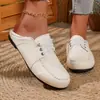 2026 Verano Nuevo Comercio Exterior Talla Grande Zapatos de Vestir Casuales Cómodos de Suela Suave Estilo Moda Europeo y Americano Zapatos de Un Solo Color, Talla Única