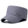 Gorra plana totalmente sellada para todas las estaciones, gorra de pico de pato de algodón 100% de gasa, 290g, sombrero para el sol casual para exteriores, transmisión en vivo transfronteriza