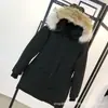 Jaqueta acolchoada Canada Goose transfronteiriça, mesmo estilo da Rossclair, parka casaco cauda de andorinha feminina 05 2580L