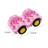 Bloques de Construcción para Autos, Partículas Grandes, Juguetes de Ensamblaje para Niños, Accesorios Educativos para Llantas, Ruedas Inferiores para Trenes, Compatibles con Feile