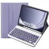 Funda con teclado Bluetooth adecuada para Samsung Tab S9 Ultra iPad 10.2 funda de cuero individual para teclado