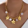 Colar com Pingente de Cruz de Diamante Nova Moda Criativa Transfronteiriço Corrente de Franja de Alta Qualidade para Mulheres Corrente de Clavícula Empilhada Atacado