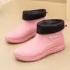 Botas de lluvia cortas para mujer de comercio exterior transfronterizo, impermeables, antideslizantes, botas de agua, resistentes al desgaste, zapatos Joker para exteriores, zapatos de agua para trabajo de cocina al por mayor