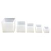 Molde de silicona con forma de pirámide de cubo y bola para hacer espejos, hecho a mano, con pegamento de cristal transfronterizo.