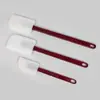 Varios estilos y especificaciones raspador de silicona espátula para hornear pasteles espátula cuchillo de goma espátula para crema integrada