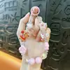 Cadena de Teléfono Móvil Creativa Nueva de Capibala Estrella de Cinco Puntas con Cuentas Llavero Colgante Exquisito para Mochila Escolar Pequeño Regalo Venta al por Mayor