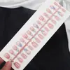 Arte de Uñas Popular Hecho a Mano Estilo Francés Transfronterizo con Lunares, Flores 3D Pintadas a Mano, Efecto Iluminador y Acabado de Alta Gama