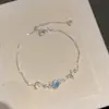 Pulsera azul estrella cool estilo coreano para mujer, dulce y elegante, con una atmósfera suave, joyería exquisita al por mayor