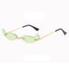 Nuevas gafas de sol personalizadas con montura pequeña para mujer, estilo europeo y americano, para sesiones de fotos callejeras, con estrellas, de cara redonda para hombre, gafas de fiesta de moda.