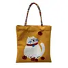En Stock Al Por Mayor Bolso de Mano Estudiante Ins para Niñas, Bolso Tote con Estampado de Dibujos Animados, Bolsa de Conveniencia con Estampado Digital