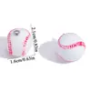 Accesorios para Joyería DIY Colgante de Resina de Pelota Deportiva Estéreo Artificial Llavero con Colgante de Bolsa de Aceite Hecho a Mano
