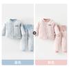 Conjunto de Ropa Interior Térmica Jq Baby, Ropa de Invierno Acolchada de Algodón para Niños, Chaqueta Gruesa de Algodón para Niños y Niñas, Conjunto de Invierno