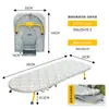Tábua de Passar de Mesa Transfronteiriça Dobrável Tábua de Passar Reforçada Mesa de Passar Roupa Incluindo Rack de Armazenamento Tábua de Passar Doméstica