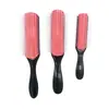 Venta directa peine para el cabello estilista de salón peine de nueve filas peine de masaje peine con cojín de aire peine para cabello lacio peine de nueve filas desmontable