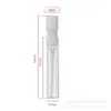 Botella de muestra de perfume de 2 ml en stock, botella pulverizadora de perfume mini, botella de perfume tipo prensa de bayoneta francesa, botella recargable