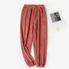Pijama de Terciopelo Coral para Mujer para Invierno Ropa Exterior Gruesa Lindo Franela Ropa para el Hogar Traje Cárdigan Largo Suelto de Moda