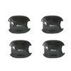 Adecuado para 17-20 Audi A3 Tiras Decorativas para Manijas de Puerta, Accesorios de Modificación Anti-Rayones para el Hueco de la Manija de la Puerta
