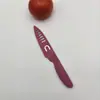 Juego de Cuchillos Pequeños Rojos, Cuchillo para Fruta, Cuchillo Pelador, Cuchillo de Picnic, Cuchillo Portátil de Acero Inoxidable para Fruta, Cuchillo para Melón y Fruta, Cuchillo Cuchillo Pequeño Rojo
