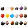 Cuentas de Cristal de Forma Irregular Natural Ágata Roja Cristal Piramidal Amarillo Cuentas Facetadas Accesorios para Pulsera de Cuentas DIY