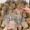 Caixa Organizadora de Mesa Transparente em Acrílico com Tampa Flip-Top à Prova de Poeira para Quarto, Dormitório, Escritório - Cesta de Diversos com Tampa